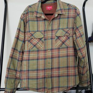 Supreme Pile Lined Plaid Flannel